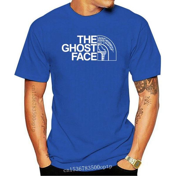 

men's t-shirts the ghost face tshirt scream mask 100% cotton tees halloween scary horror movie t-shirt eu size, White;black