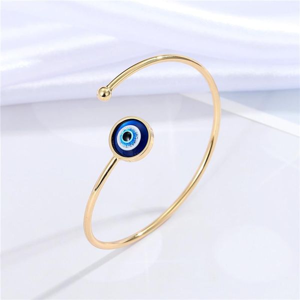 

bangle the devil's eye bracelet stylish creative 2021 trend bracelets on hand for women girl egirl party jewelry accessories grunge, Black