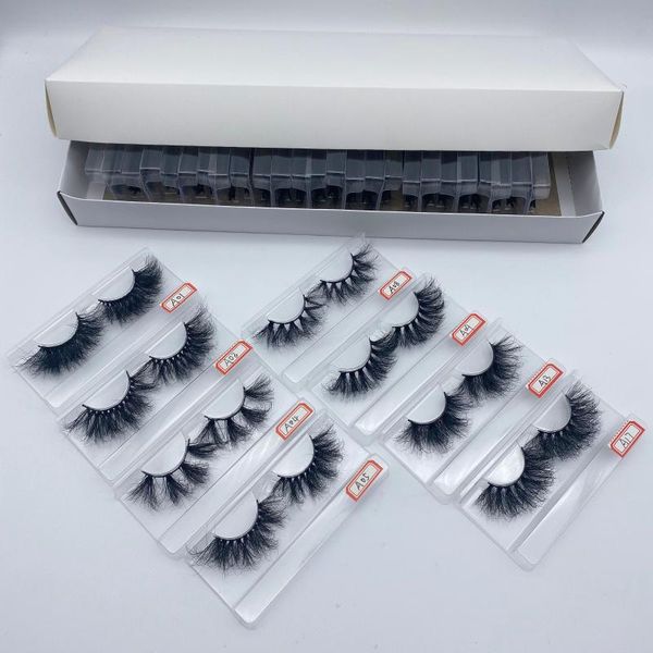 

false eyelashes wholesale items makeup handmade fluffy mink lashes dramatic long volume 25mm vendor