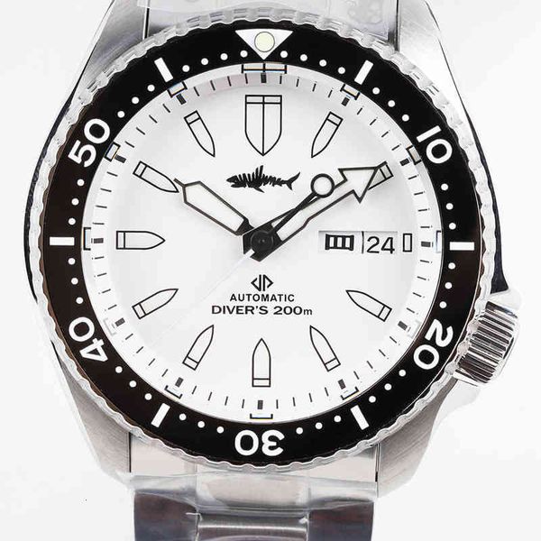 

heimdallr watch diver 200m undefined men's watches automatic nh36 sapphire crystal sharkey mechanical wristwatches men 2020 new, Slivery;brown