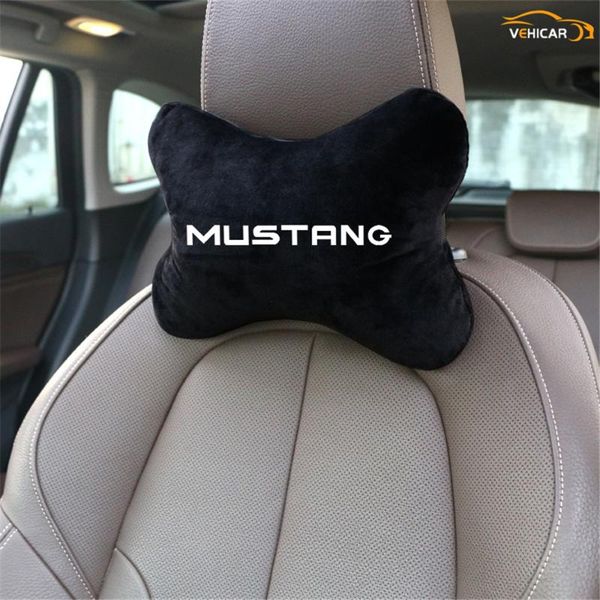 

seat cushions vehicar 1pc car headrest pillow for mustang cotton auto accessories driver neck protector care cushion vehicles
