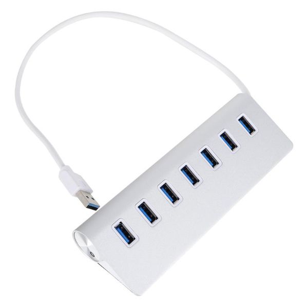 

hubs usb hub splitter expansion 7-in-1 adapter computer accessories