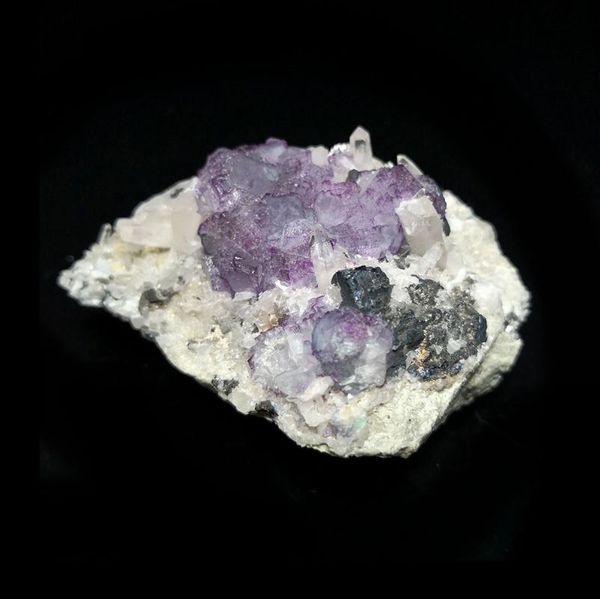 

232g a5-3 natural fluorite quartz bournonite mineral crystal specimen home decoration from yaogangxian hunan province china decorative objec