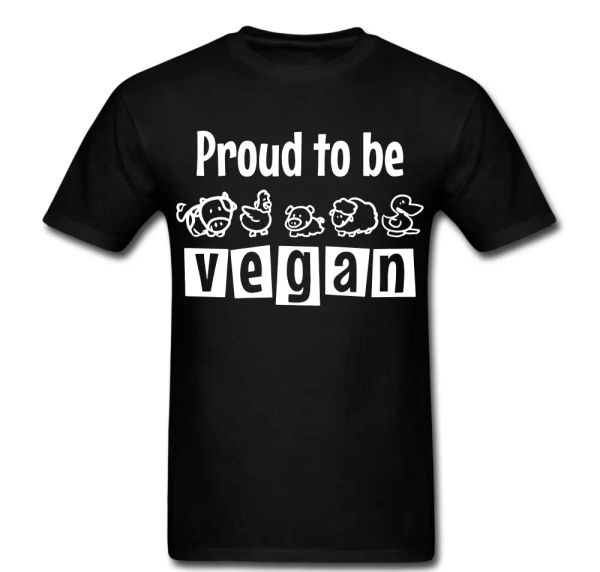 

prowd to be vegan green vegetarian veggies fruits t shirt tee, White;black