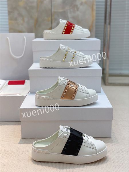 

designer women's luxury red men's and men shoes sneakers fashion valenti low casual flat outdoor driving size35-46, Red;white