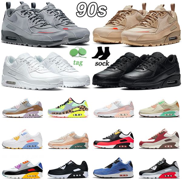

2022 men running shoes triple white black tie-dye surplus wolf grey orange desert camo swingman aquamarine volt unc mens women trainer