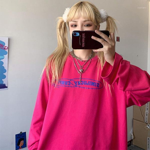 

men's t-shirts harajuku high street t-shirt kawaii long sleeve women's clothes fairy grunge hip hop igbt vintage gothic y2k basic, White;black