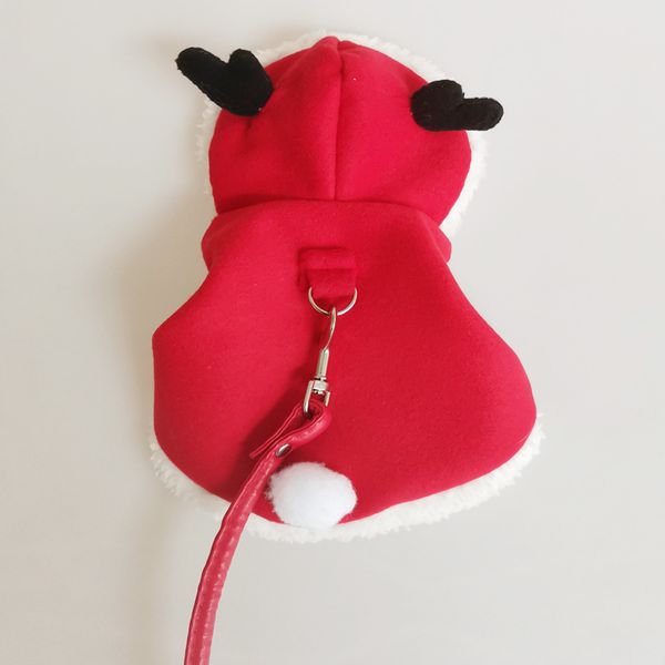 

cloth pet rabbit winter warm psh cotton christmas coat