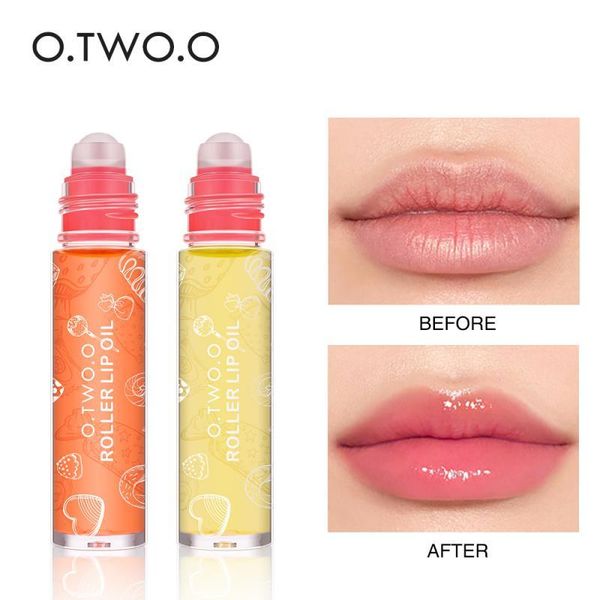 

pc roller ball warm sensation color changing lip glaze long lasting waterproof moisturizing gloss makeup cosmetic tslm1