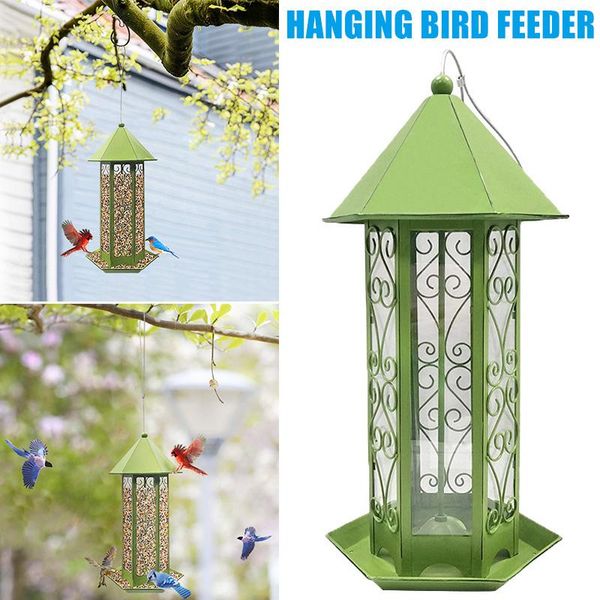 

other bird supplies metal outdoor birds feeders hanging feeding device european and american retro style can csv