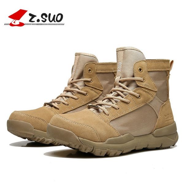 

leisure boots outdoor waterproof breathable hiking shoes men's and women's military combat
