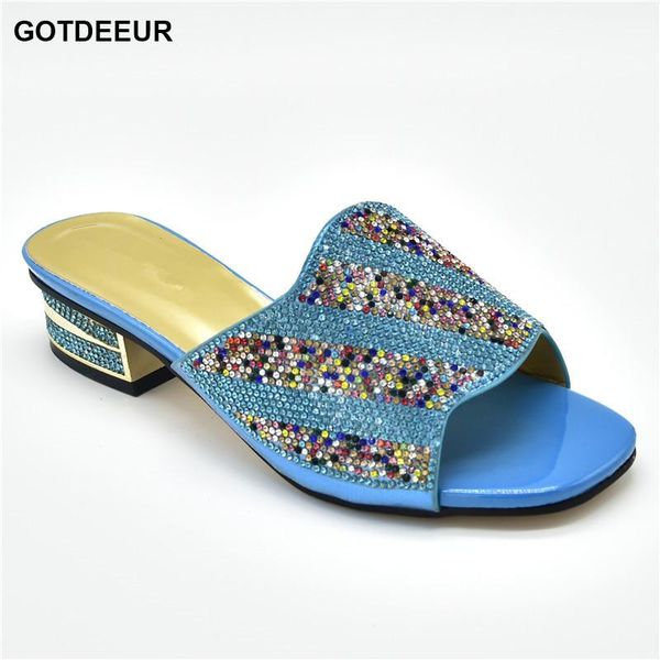 

dress shoes african decorated with rhinestone selling italian style slingbacks women slippers designer luxury, Black