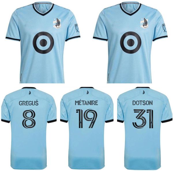 

2021 2022 minnesota united fc soccer jersey mls #9 amarilla molino uniform mens #17 lod gregus metanire high-quality football shirt, Black;yellow