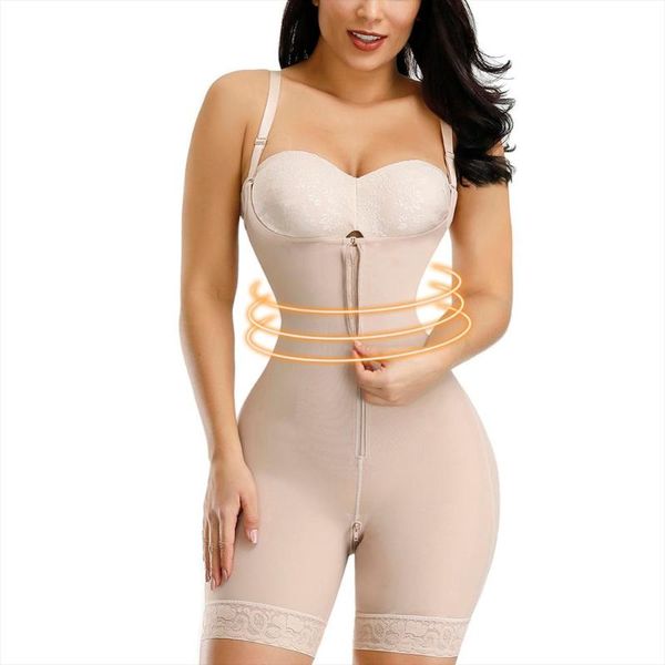 

women's shapers fajas colombianas reductora bulifter tummy control body shaper waist trainer corset shapewear bodysuit slimming underwe, Black;white