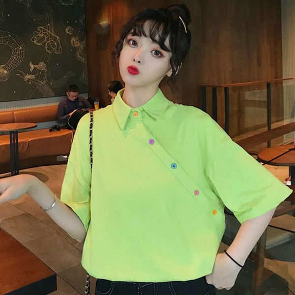

women's t-shirt t shirt hoodie net red super fire cec short sleeve avocado matcha green for female students 9ldr, White