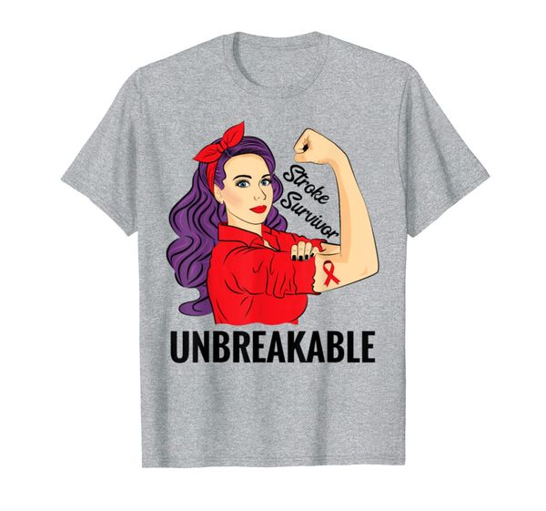 

Stroke Survivor Unbreakable T-Shirt, Mainly pictures