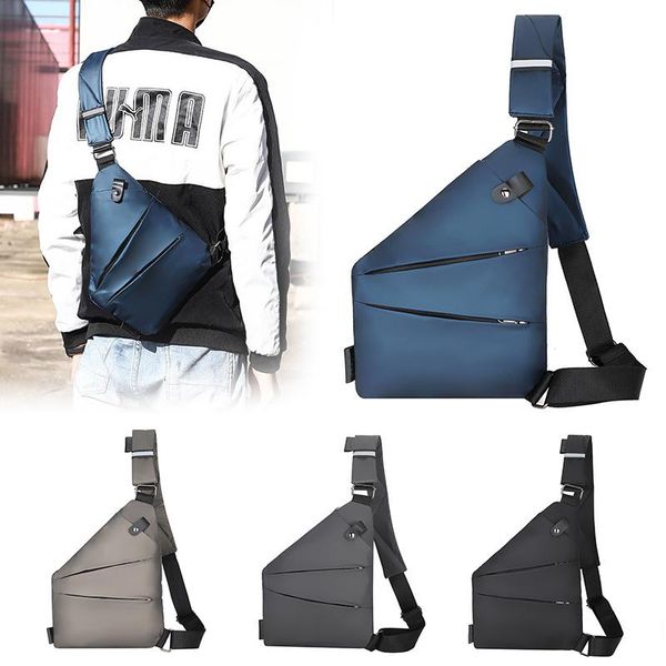 

men's fino bag casual chest bicycle for men shoulder holster purse phone pack cycling sports personal pocket school bags