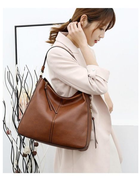 

evening bags women's 2021 fashion handbag large capacity soft leather bucket bag