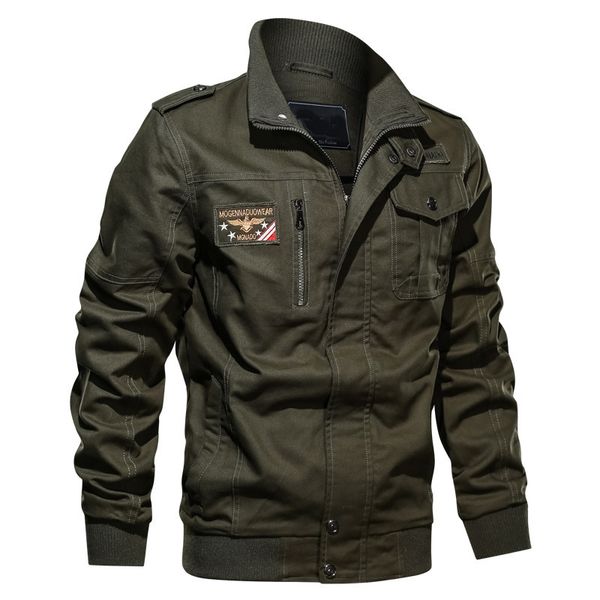 

fashion jacket men's tooling multi bag casual cotton, Black;brown