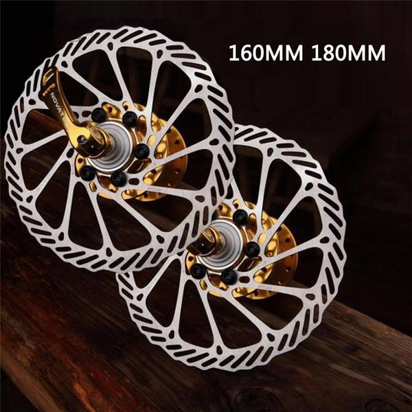 

bike brakes 1 piece 6 bolts 160/180mm mtb road bicycle brake disc rotors hydraulic mechnical mountain rotor parts