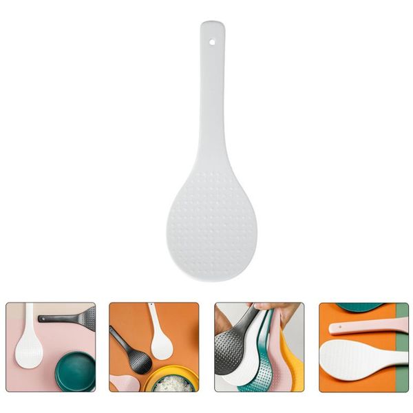 

spoons 1pc simple style rice spoon delicate non-stick for home restaurant