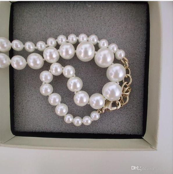 

new products chain necklace new product elegant pearl necklace wild fashion woman necklace exquisite jewelry supply, Silver