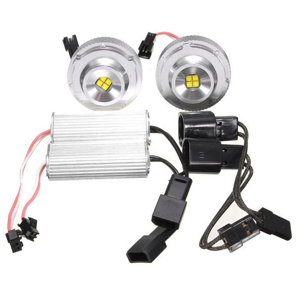 

car headlights halo light bulbs for e60 528i 535i lci super brightness long lasting life 2pcs 20w white led angel eyes