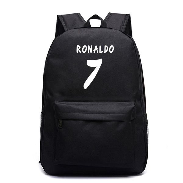 

backpack beautiful cristiano ronaldo cr7 rucksack students school bags kids boy girl gift fashion