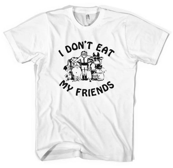 

i do not eat my friends t-shirt morrissey the smiths all sizes, White;black