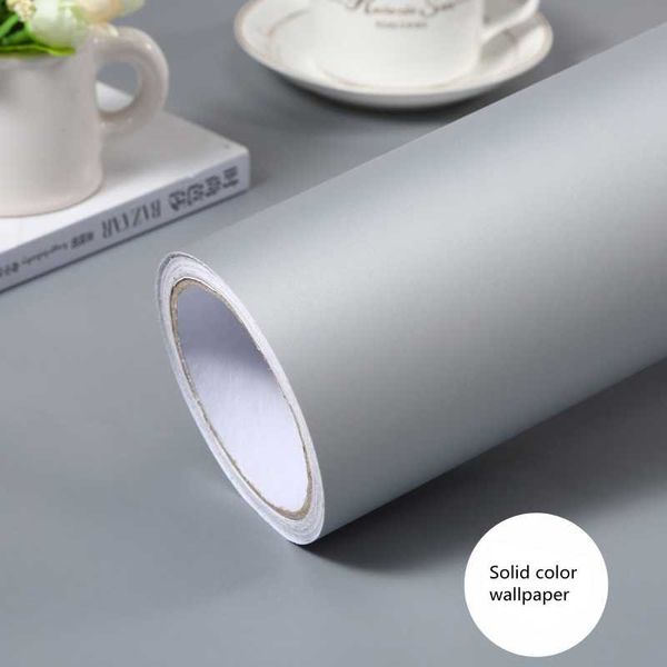 

wallpapers peeling and pasting wallpaper solid color pvc wall sticker diy living room bedroom home decoration self-real roll paper parts