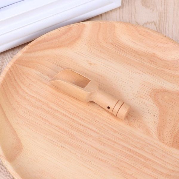 

spoons 3pcs mini wooden scoops bath salt spoon candy flour kitchen utensils - 2.4x7.8cm