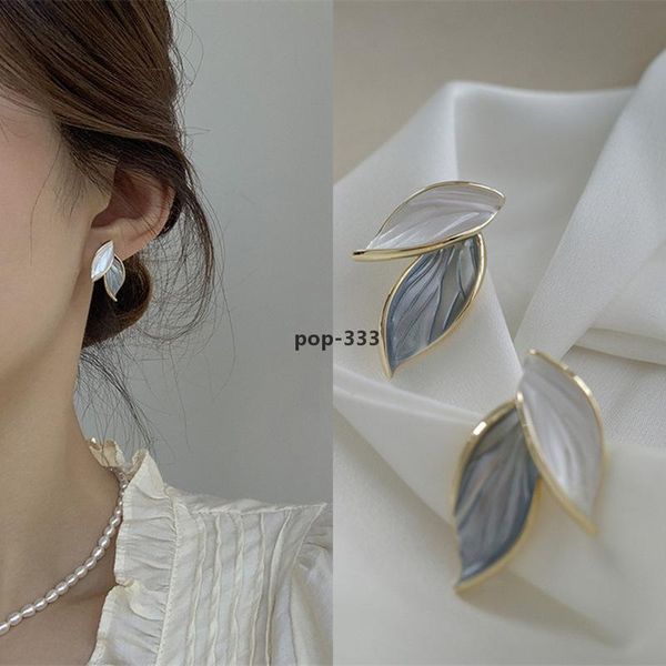 2021 Schmuck 925 Silber Nadel Ohrringe Mode Trend Web Promi Perle Temperament Prominente Anhänger Großhandel Mädchen zeigen dünn XZ1068