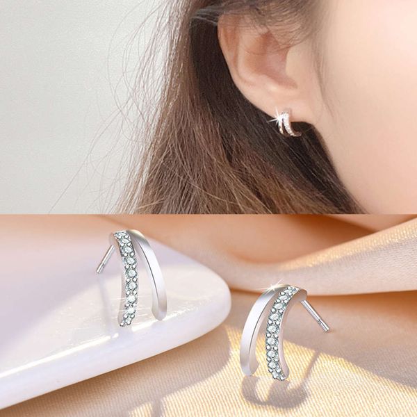 

fashion simple earrings temperament net red advanced sense
