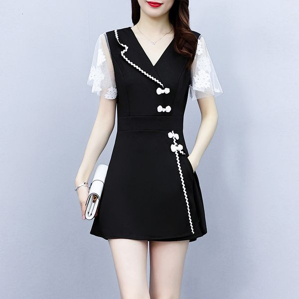 

luxury cheongsam large women's modified cheongsam in summer 2021, Blue;red