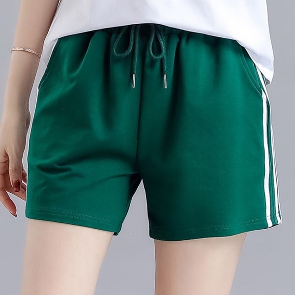 

women's shorts summer new wear loose sports casual korean student high waist wide leg pants hot, White;black