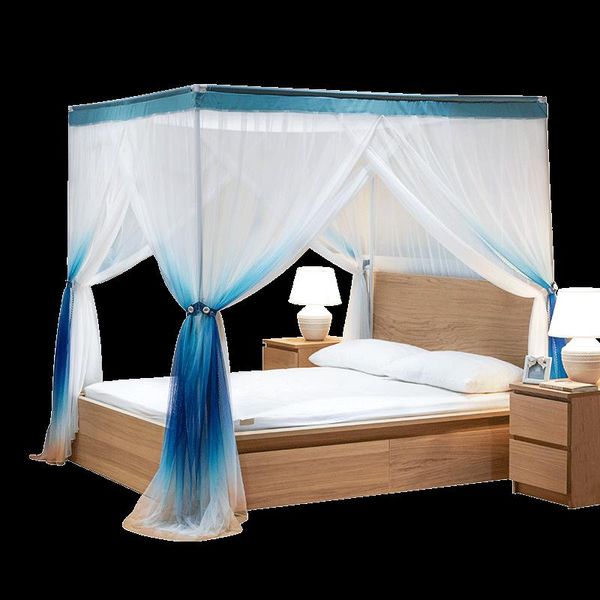 

mosquito net red support household princess european-style 1.5m1.8m bed thickened curtains home supplies for double