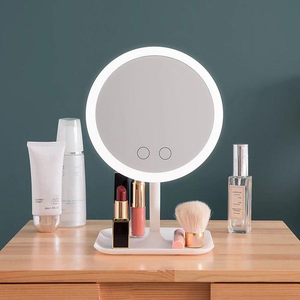 

makeup mirror with led light dressing table beauty ring tools for po fill small mirrors compact