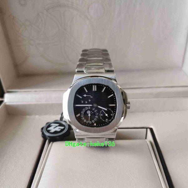 

perfect watches zf 5712/1a-001 5712 40mm 904l navy blue dial waterproof sapphire cal.240 ps irm c lu mechanical transparent automatic wristw, Slivery;brown