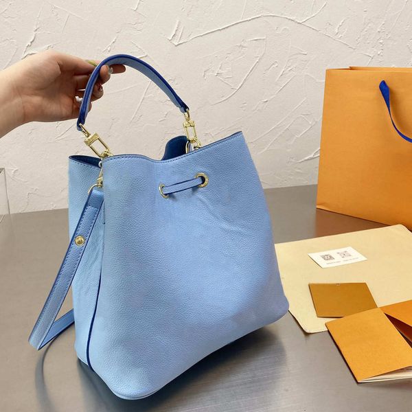 

fashion drawstring bucket bags handbag single shoulder women's bag adjustable long strap pack