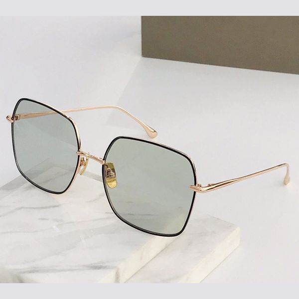 

75% off outlet store online shi luoqi dt fashion business leisure men's exquisite thin box small fresh women's sunglasses, White;black