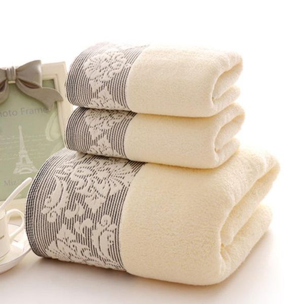 

towel el soft absorbent bath towels large cotton wash body toalha de banho adulto shower cap home textiles w