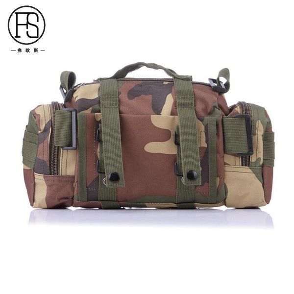 

tactical waist bag camouflage outdoor sport hand carry waterproof military shoulder multifunctional bags