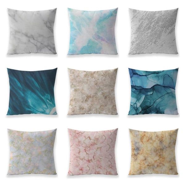 

cushion/decorative pillow geometric marble sofa decorative cushion cover short plush pillows pillowcase 45*45 throw case home decor pillowco