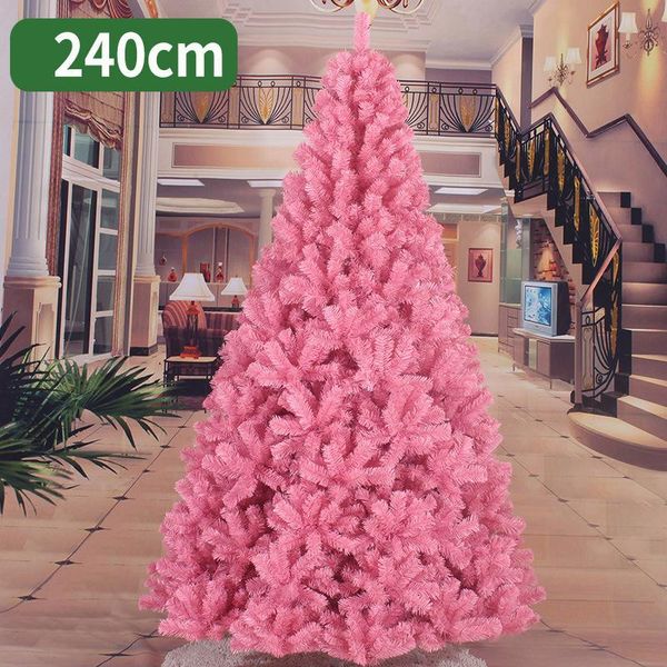 

christmas decorations 240cm tree pink rose red artificial for home