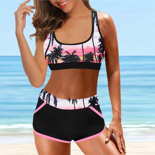 

women's swimwear fashion 2021 bikini set women print swimsuit push up polka dots plus size bathing suit beachwear biquini 2xl, White;black