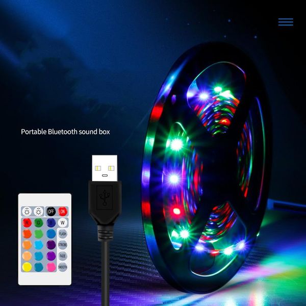 

strips 1pc waterproof led strip lights controlled light kit rope decoration