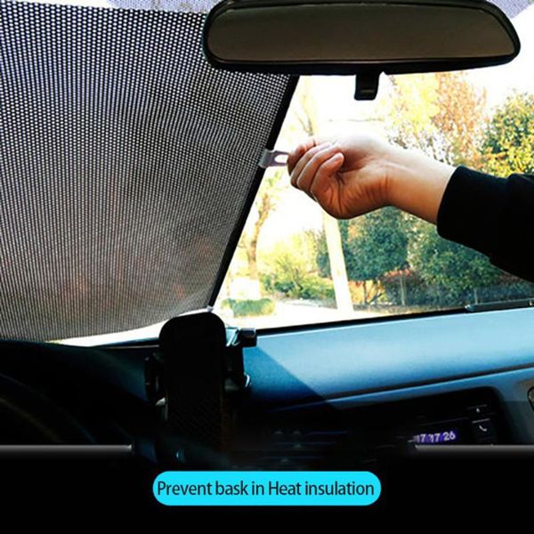 

car sunshade auto retractable sun shade protector parasol front window cover curtains interior windshield protection accessories