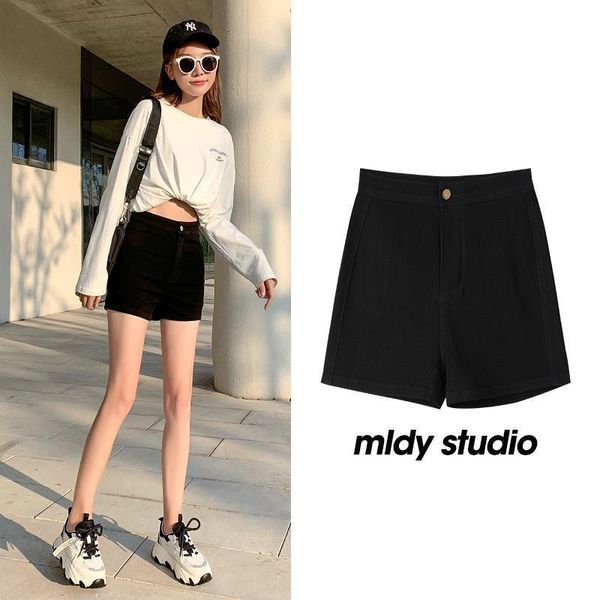 

shorts new high waisted panties, White;black