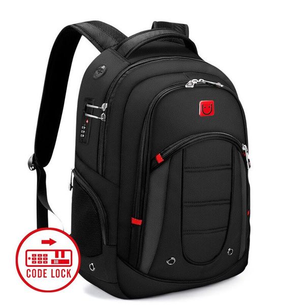 

backpack men 15.6 inch laplarge capacity business travel waterproof bag children school bags mochila 9003kj