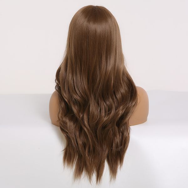 

costume accessories easihair brown lace front wig synthetic long wavy wigs for women body wave lace wig natural high density heat resistant, Silver